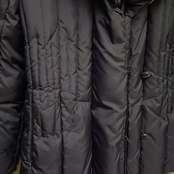 Larry Lavine down puffer jacket small plum - Picture 3 of 4